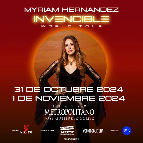 Myriam Hernández Invencible World Tour 2024 - Medellín