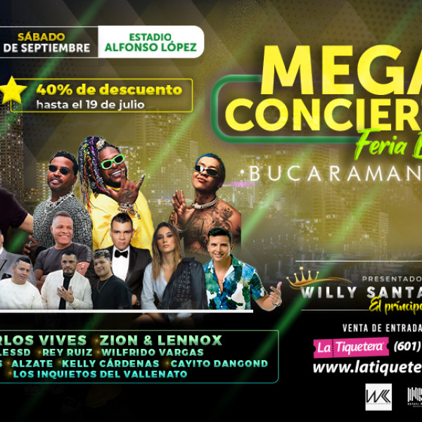 MEGA CONCIERTO BUCARAMANGA