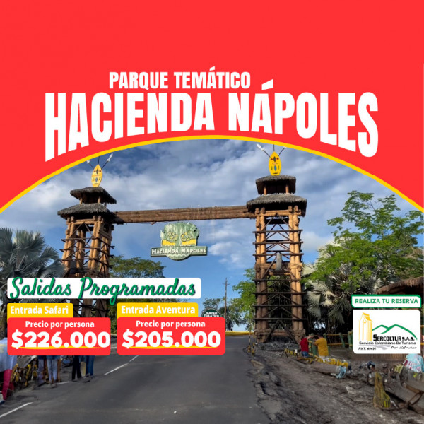 TOUR PARQUE TEMÁTICO HACIENDA NÁPOLES