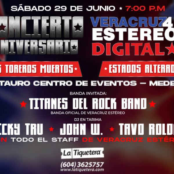 CONCIERTO ANIVERSARIO 40 AÑOS VERACRUZ ESTEREO