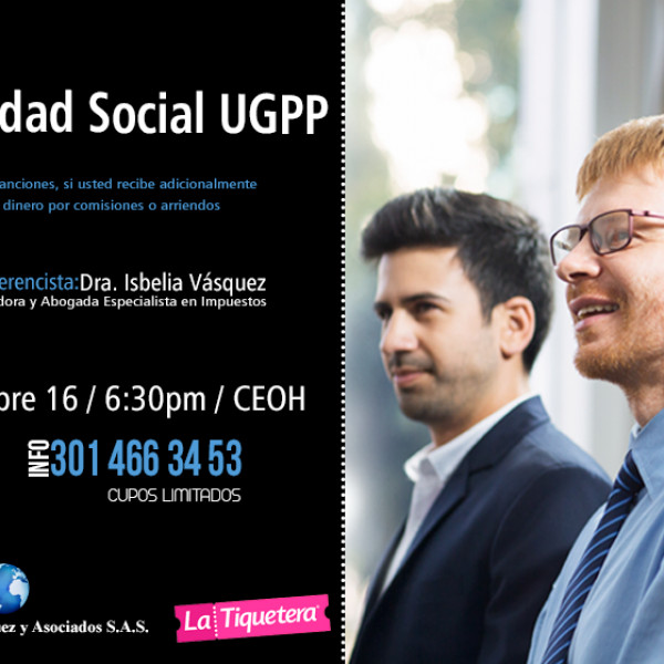 CHARLA SEGURIDAD SOCIAL Y UGPP